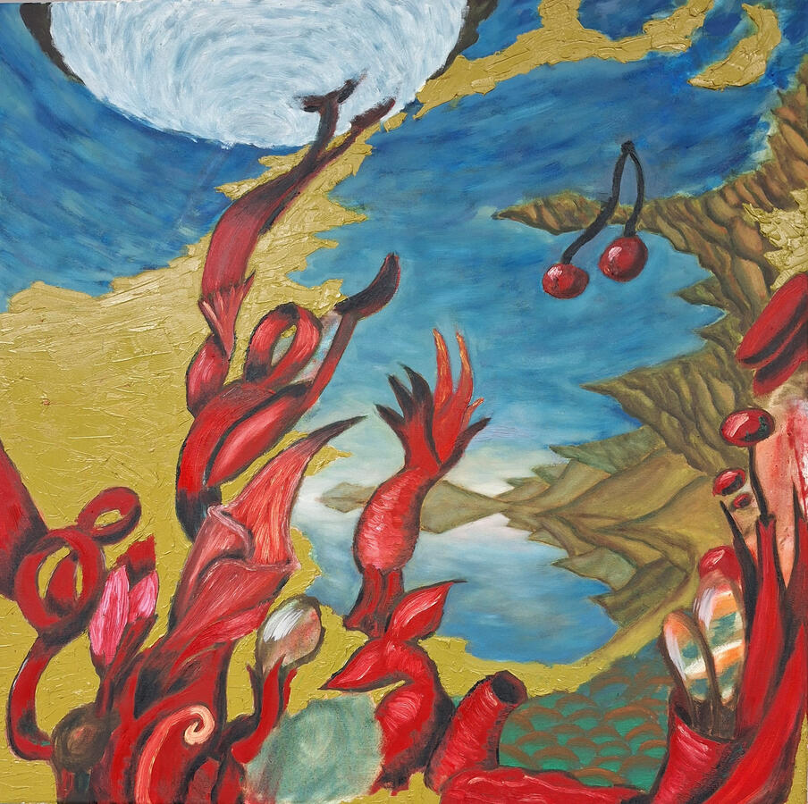 Atlas, 80x80cm, Oil on Canvas